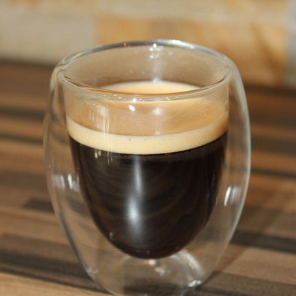 Dubbelwandig  Espresso Kopjes – 80 ML – Set van 4
