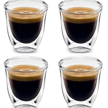 Premium Dubbelwandige Espresso Glaasjes - 70 ML