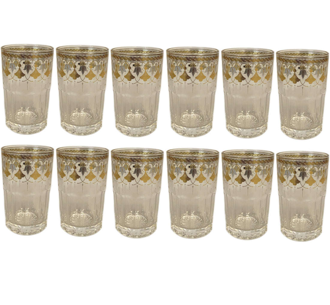Verres marocains 12 pièces
