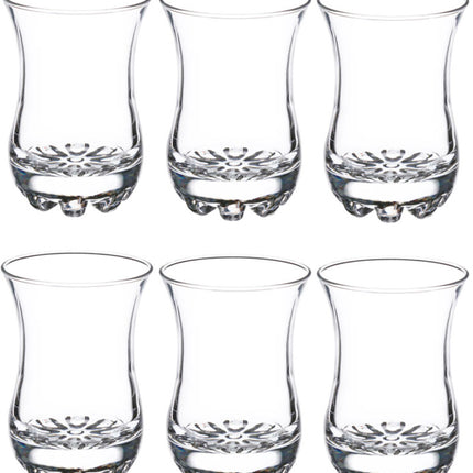 Turkse theeglazen 8 cl - 6 stuks
