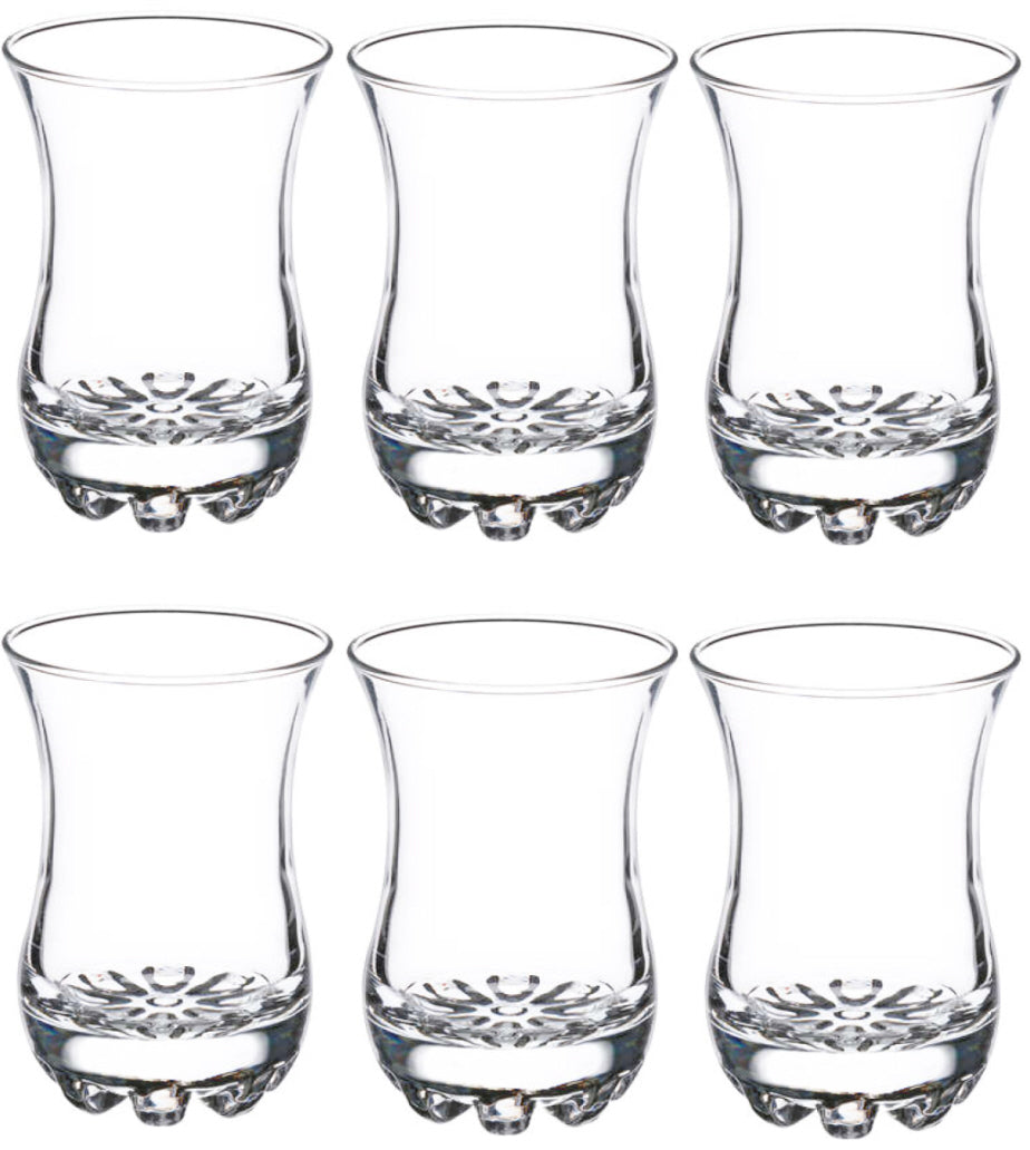 Verres à thé turcs 8 cl - 6 pièces
