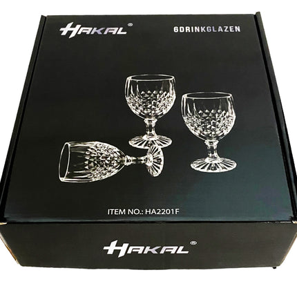 Stevige Cocktail-drinkglazen set van 6 stuks