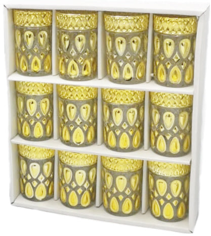 Verres à thé marocains or ou argent