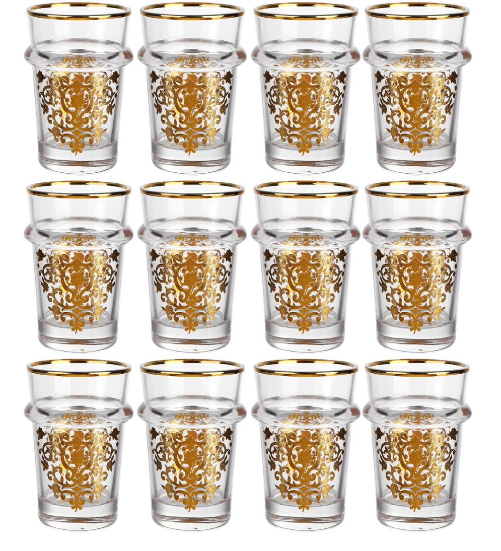 Moroccan design Beldi glasses – 12-piece