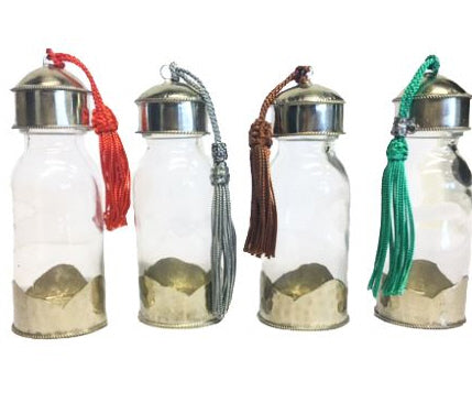 Traditionele glazen flesje 125ml