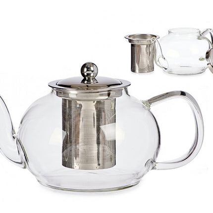 Glazen theepot met filter 1.1 L