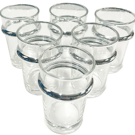 Marokkaans design Beldi glazen 6 stuks