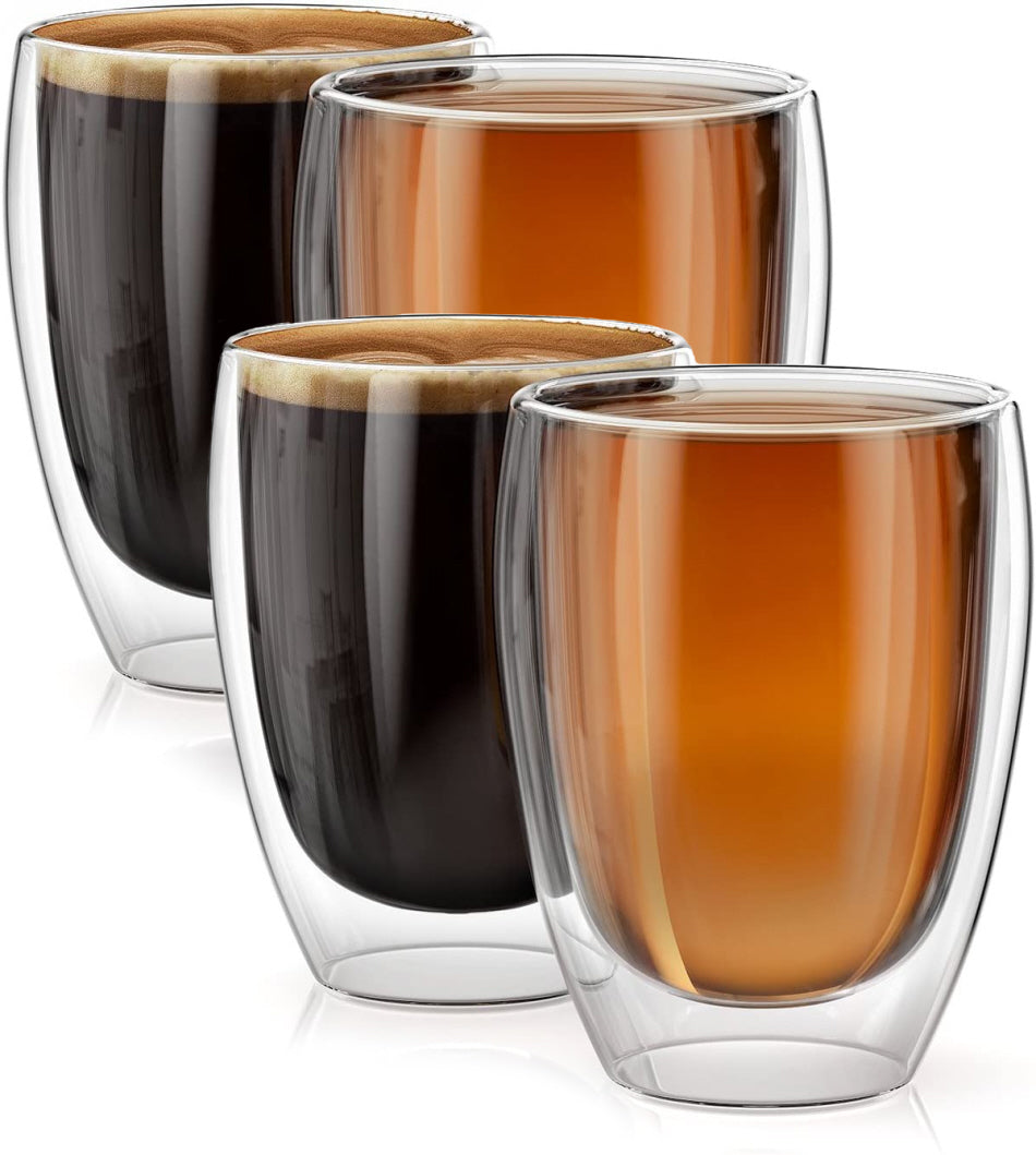 Verres à double paroi - 250 ml - 4 pièces