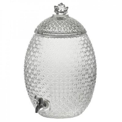 Glazen drankdispenser - 10 Liter karaf van glas - met tapkraan