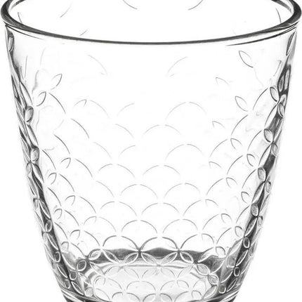 Set van 6x stuks water/sap glazen Rome 250 ml van glas