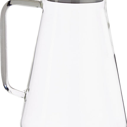 Glazen sapkan/schenkkan karaf met luxe deksel van 1,5 liter