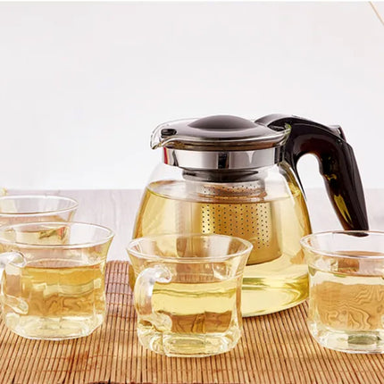 Glazen theepot met thee filter/infuser 900 ml