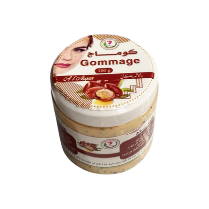 Gommage met Arganolie – Exfoliërende Gezichtsscrub 100g – Natuurlijke Verzorging