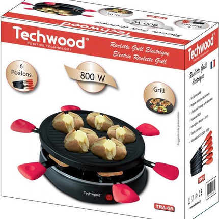 Gourmetstel Met 6 pannetjes - Raclette Grill
