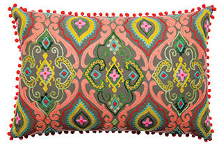 Geborduurd Oosterse design kussenhoes design 40x60cm