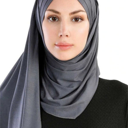 Jersey three Layered Hijab