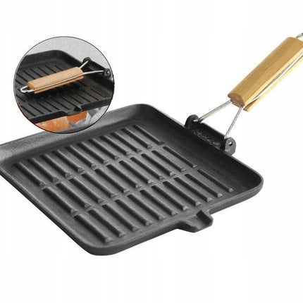 Gietijzeren grillpan