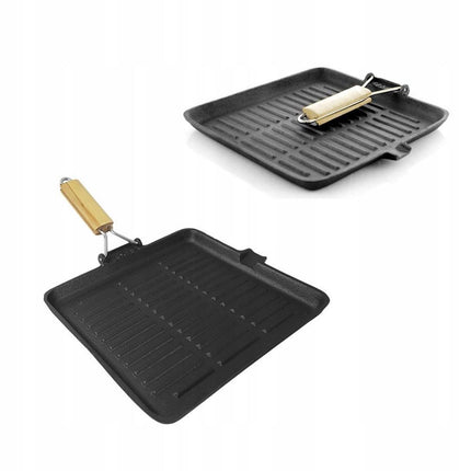 Gietijzeren grillpan