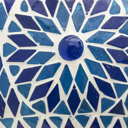 Oosterse lamp Mumbai mozaïek blauw