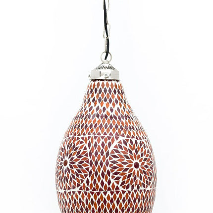 Oosterse lamp Jaipur mozaïek oranje