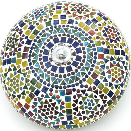 Oosterse plafondlamp mozaïek multicolour Classic