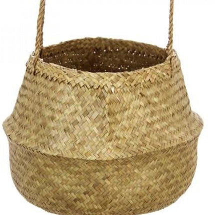 Grote opbergmand van Zeegras Naturel 40*40cm
