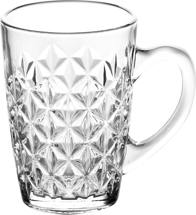 Mokken met handvat - Glazen set van 6 stk.
