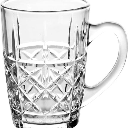 Mokken met handvat - Glazen set van 6 stk.