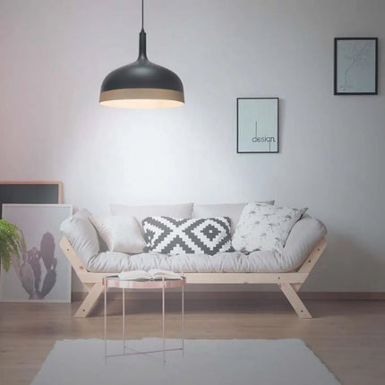 Hanglamp zwart/goud