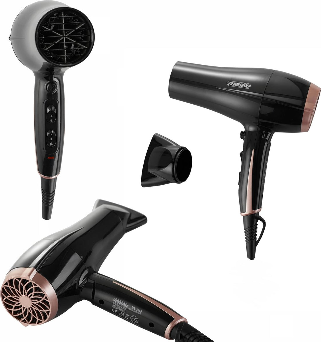 Hair dryer - 2000W - black MS 2249 Mesko