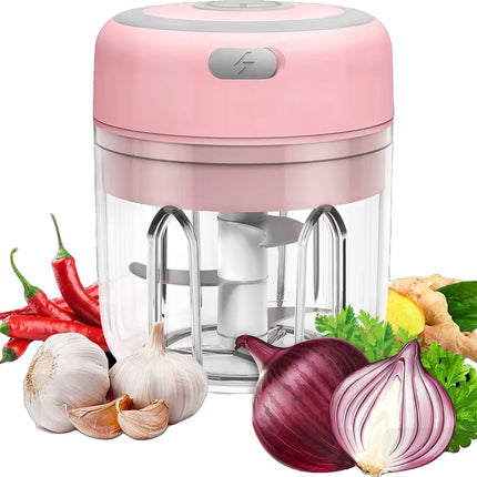 Hakmolen elektrische - USB oplaadbal - Mini Portable Chopper - 250ml