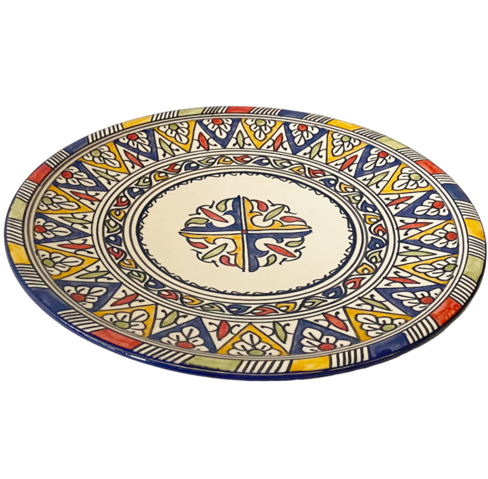 Plat en céramique Fès 35 cm