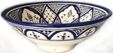 Saladekom Blauw  25 cm
