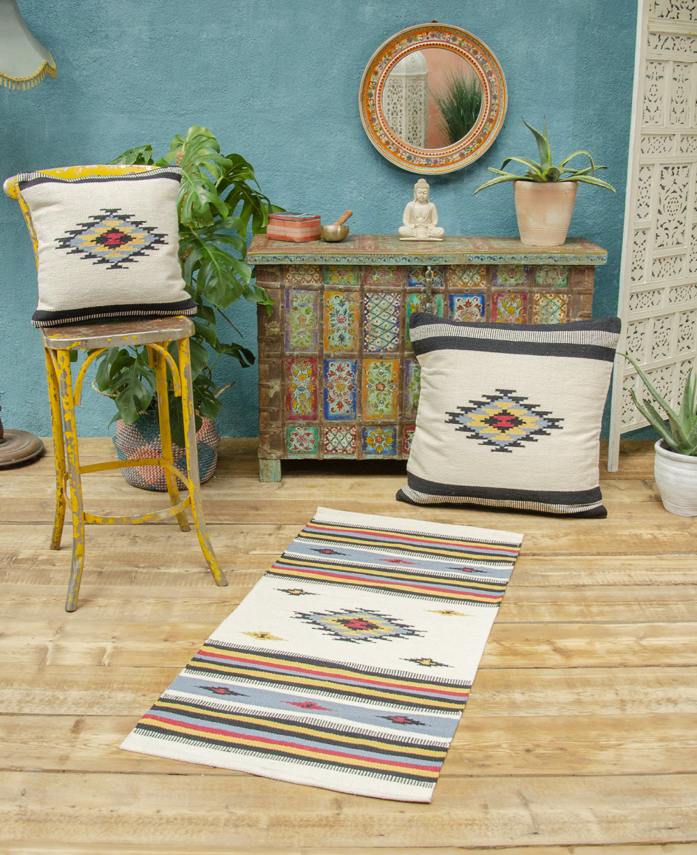 Hand-woven kilim rug 70 x 140 cm