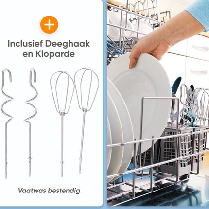 Mixer - Handmixer -  750W - Turbo functie