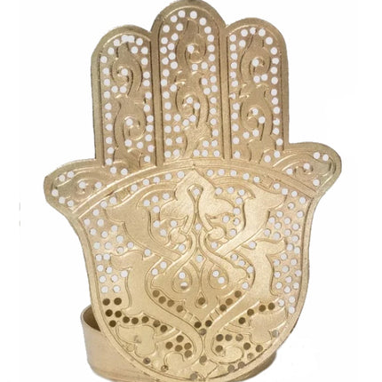 Fatima hand waxinelichthouder