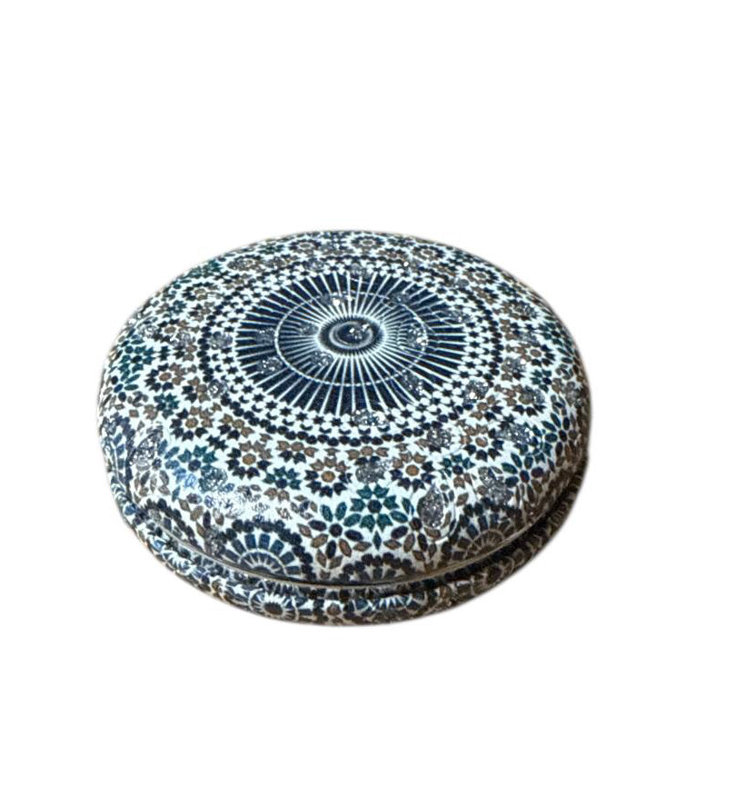 Miroir à main - maquillage Ø 7,5 cm – Design marocain – Compact & Pliable
