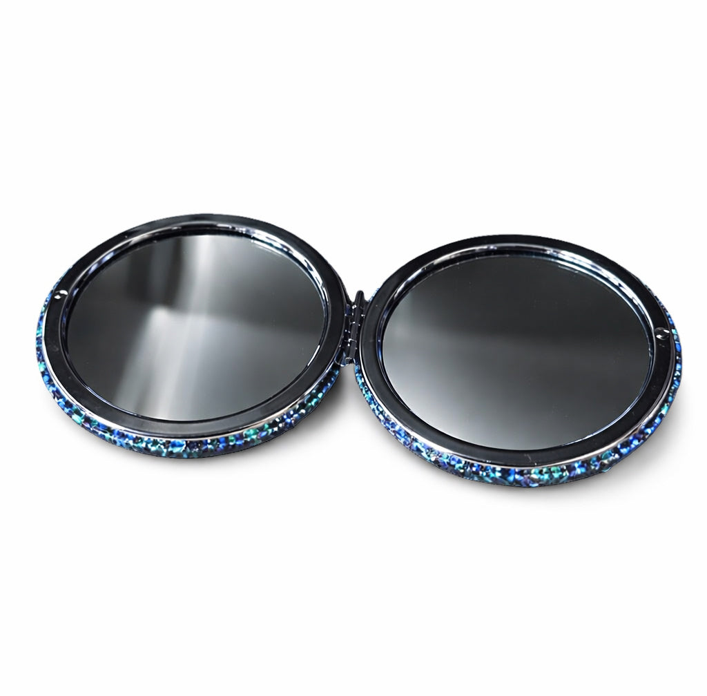 Miroir à main Ø 7,5 cm – Design marocain – Compact & Pliable
