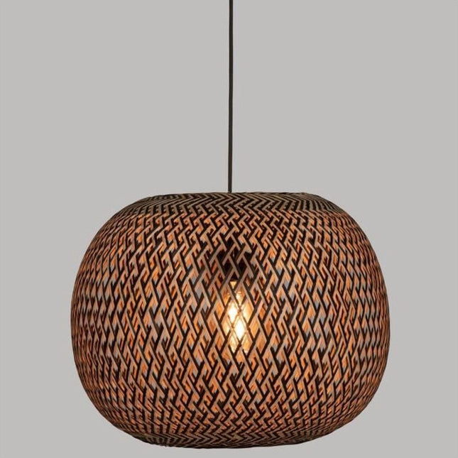 Lindby Venora hanglamp, 40 cm, bolvormig, bamboe, E27 Lindby Venora hanglamp, 40 cm, bolvormig, bamboe, E27