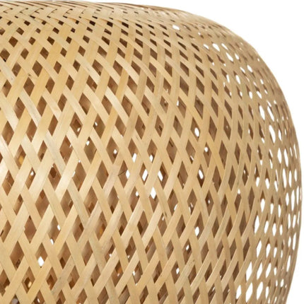 Hanglamp bamboe gevlochten D46 cm