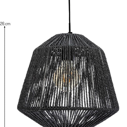 Hanglamp Boho Ø 29 cm Zwart