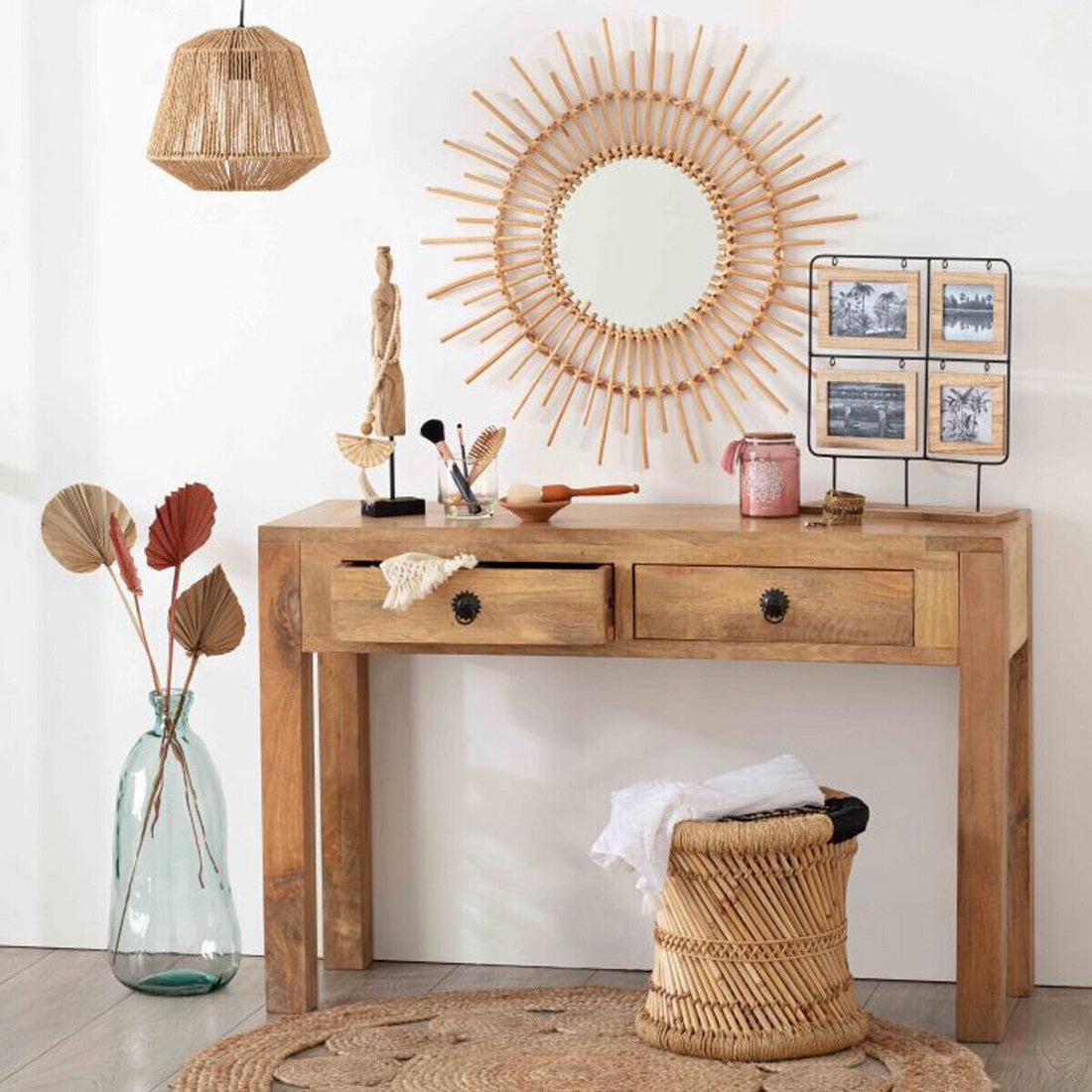 Rope Pendant Lamp 30 x 26