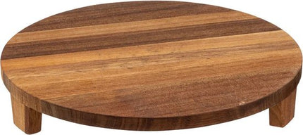 Voedsel/hapjes serveer plank op pootjes - D30 cm