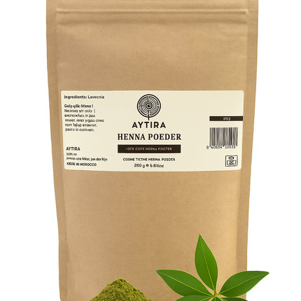 AYTiRA Hennapoeder – 100% Pure Natuurlijke Henna – 250g
