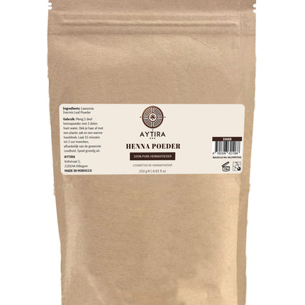 AYTiRA Hennapoeder – 100% Pure Natuurlijke Henna – 250g