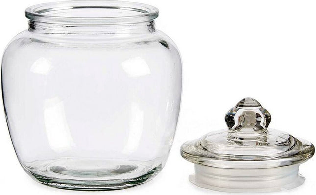 Tin 1,4 L Hermetisch Transparant Glas (14,5 x 19 x 14,5 cm)