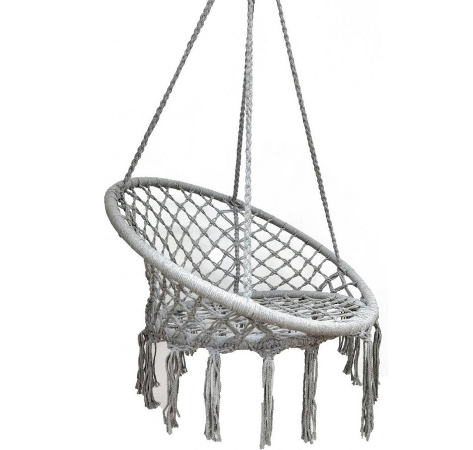 Hanging egg chair