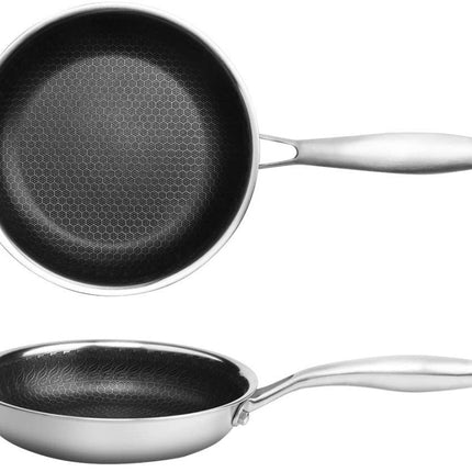Cainfy super anti-aanbaklaag pro pan - Honingraat Heavy Duty anti-aanbak - Vaatwasmachine - en ovenbestendig