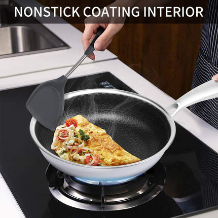 Cainfy super anti-aanbaklaag pro pan - Honingraat Heavy Duty anti-aanbak - Vaatwasmachine - en ovenbestendig