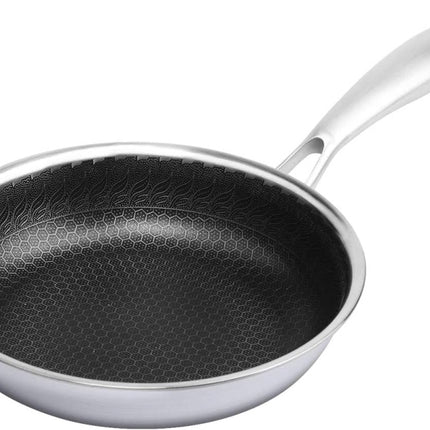 Cainfy super anti-aanbaklaag pro pan  met deksel -Ø 28 cm - Honingraat Heavy Duty anti-aanbak - Vaatwasmachine- en ovenbestendig